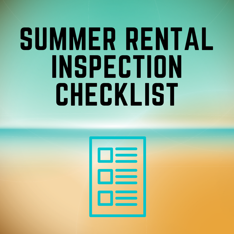 Summer Rental Inspection Checklist