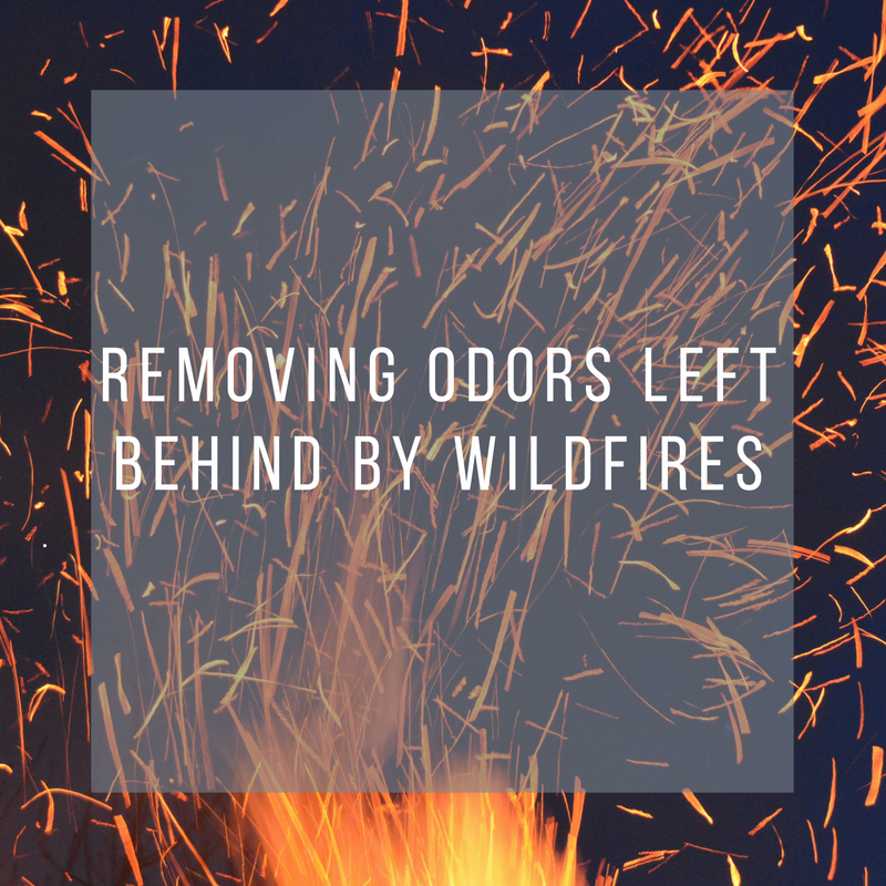 Removing Odors Left Behind by Wildfires
